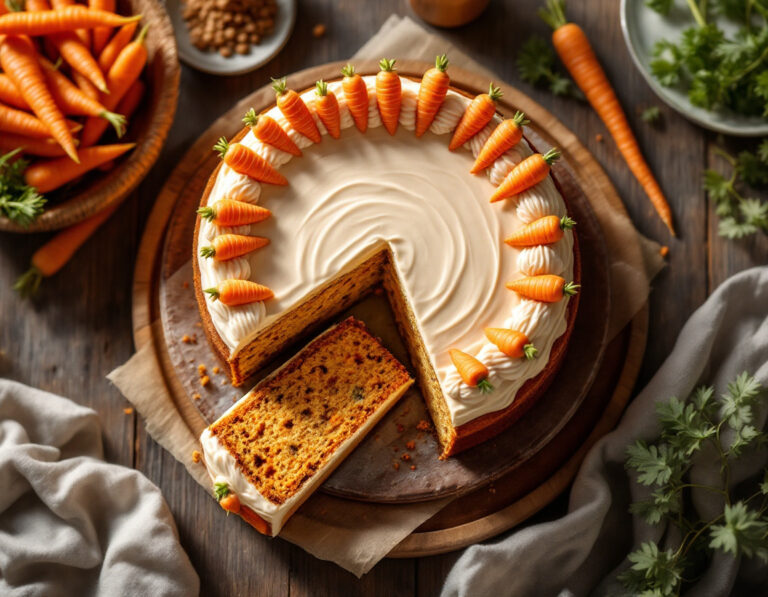 Tarta de Zanahoria Aargauer – Receta Original Suiza