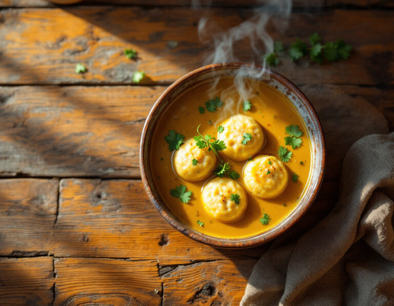 Sopa de Curry Egipcia con Empanadillas Rezept | Shorbat Curry