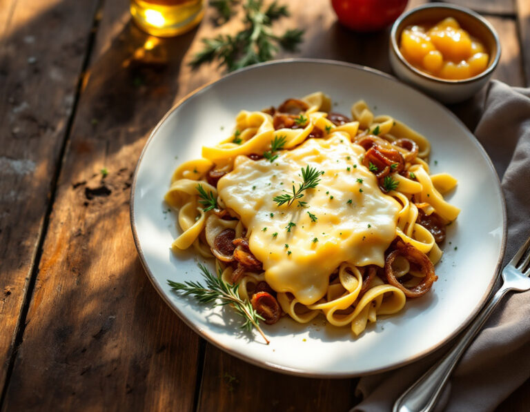 Receta de Älplermagronen – Pasta Alpina Suiza Original