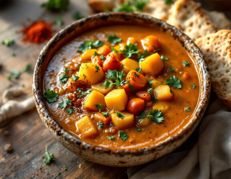 Sopa Etíope de Patatas y Zanahorias | Atakilt Wot