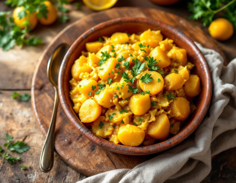 Receta de Alicha – Estofado Etíope de Patatas y Col