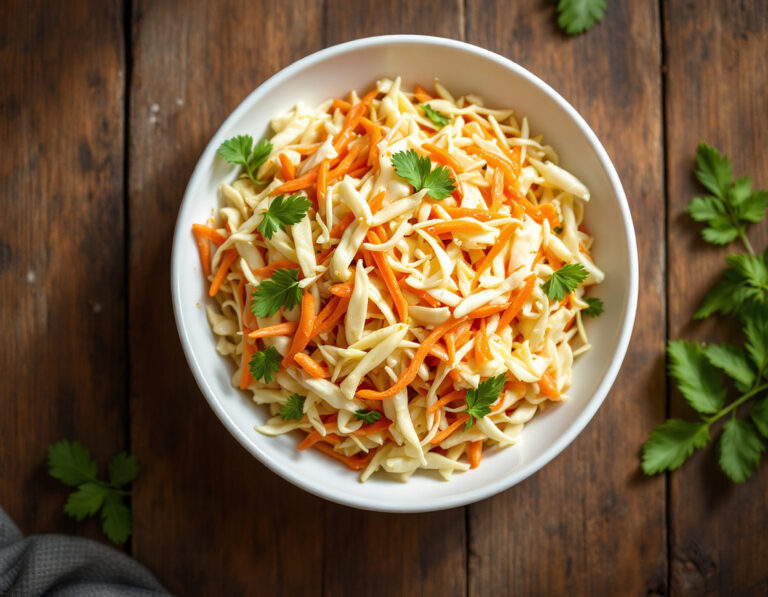 Ensalada Americana Clásica – Coleslaw Auténtico