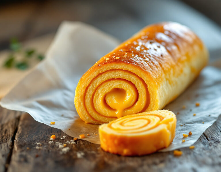 Rollo de Queso Americano | Receta de Brazo de Queso
