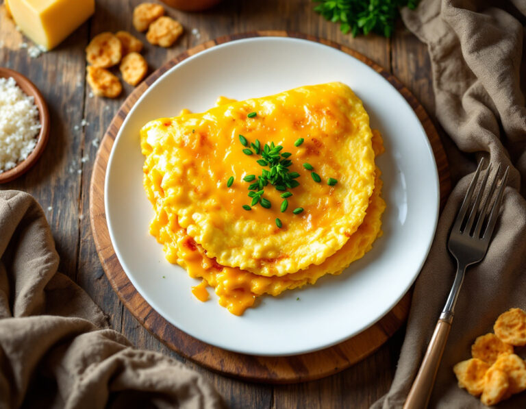 Amerikanisches Omelette Rezept - Klassisch & Cremig