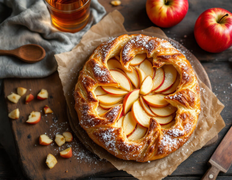 Receta de Apfelwähe – Tarta de Manzana Suiza Original
