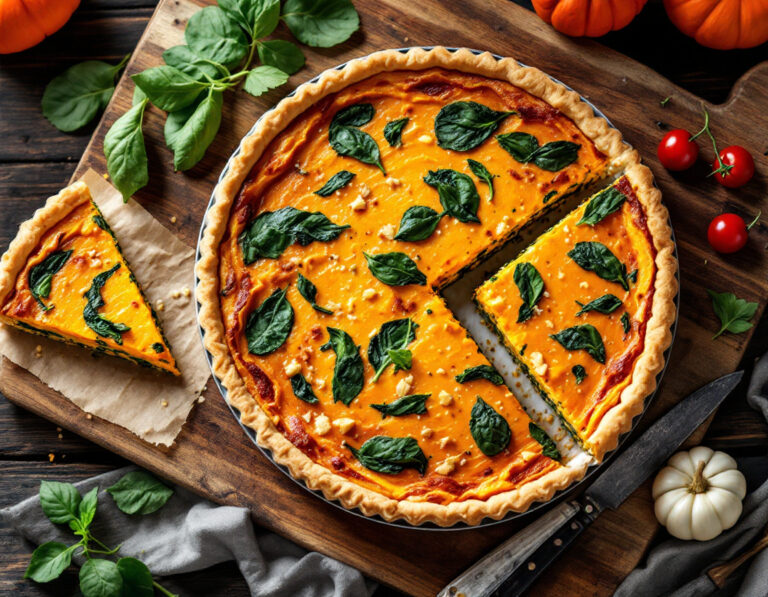Receta de Quiche Argentina de Calabaza y Espinaca | Auténtica