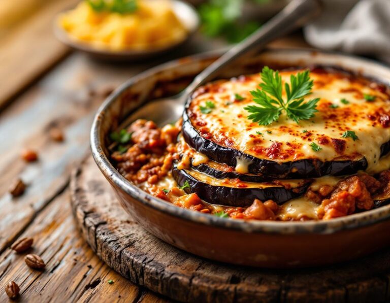Receta de Berenjena: Musaka Mediterránea Casera