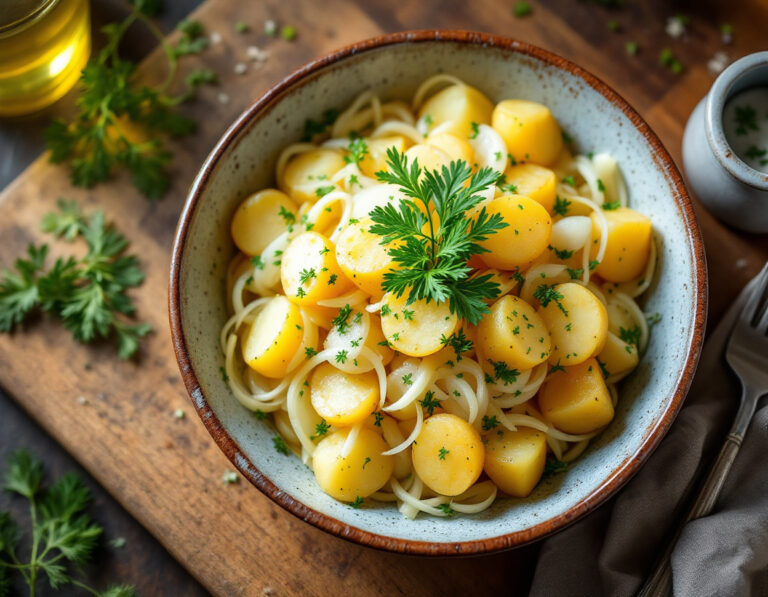 Baden-Style Potato Salad Recipe - Traditional with Broth