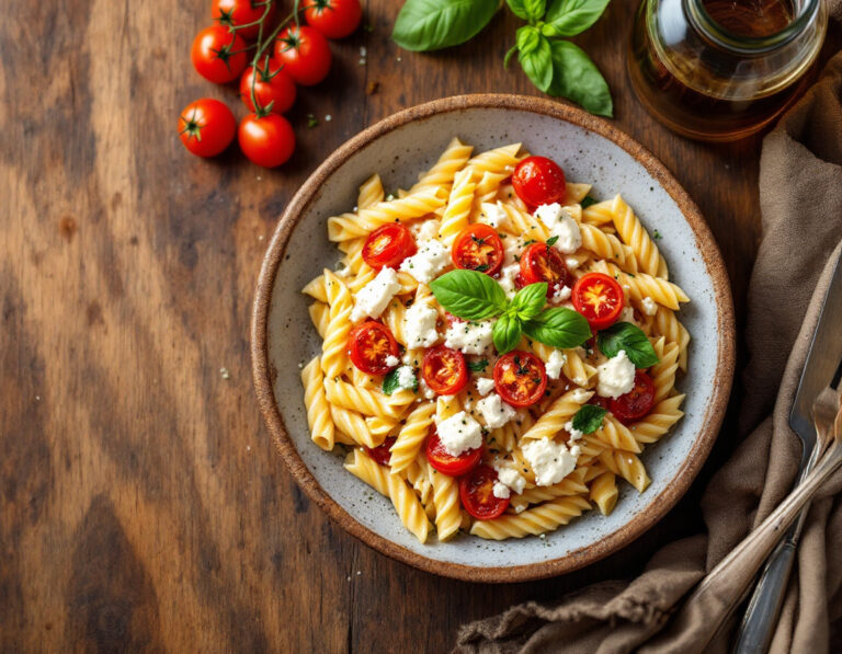 Pasta al Feta al Horno – Cremoso Sueño Italiano
