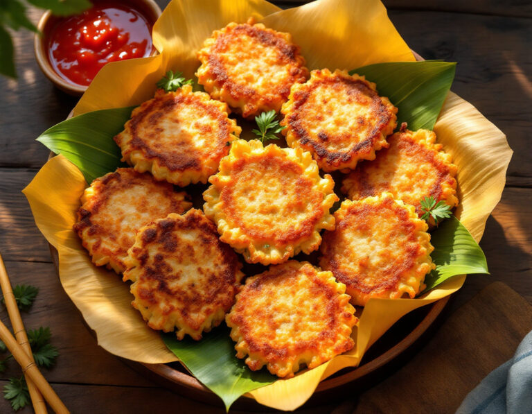 Receta de Bakwan – Buñuelos de Verduras Indonesios Crujientes