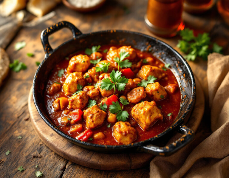 Auténtico Curry Balti – Estilo Británico-Indio