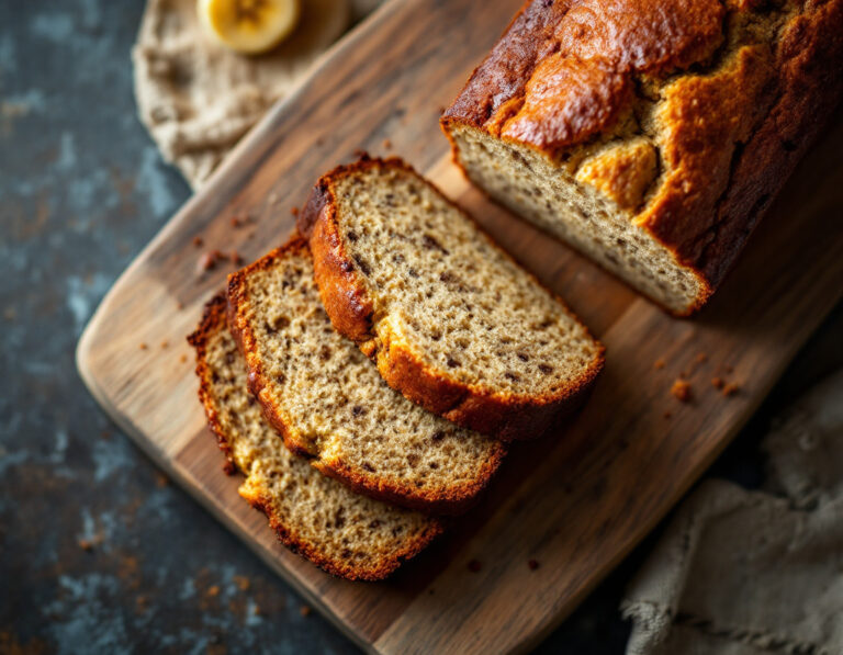 Receta de Banana Bread – Pan de Plátano Americano Jugoso