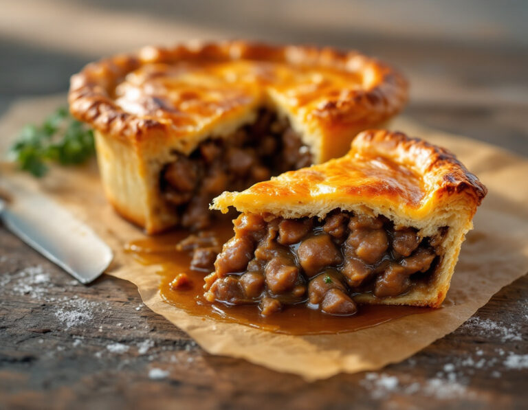 Receta de Beef Steak Pie – Pastel de Carne Americano