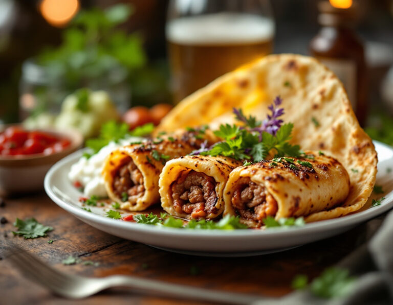 Receta de Beyti Kebabi – Brocheta Turca de Carne Picada