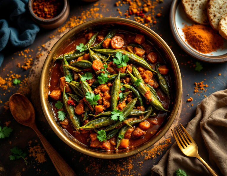 Receta de Bhindi Masala – Auténtico Curry Indio de Okra