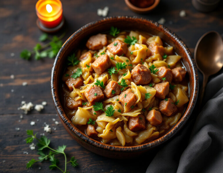 Receta Auténtica de Bigos – Estofado Polaco de Chucrut