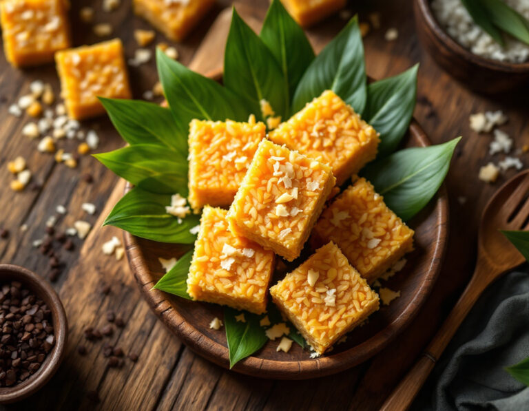 Biko Auténtico – Postre Filipino de Arroz Glutinoso