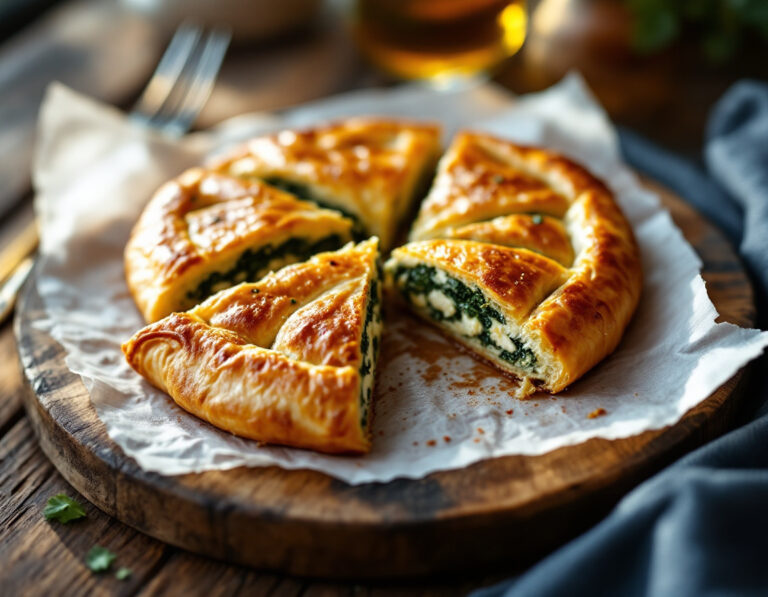 Börek con Espinacas y Queso Feta – Receta Turca