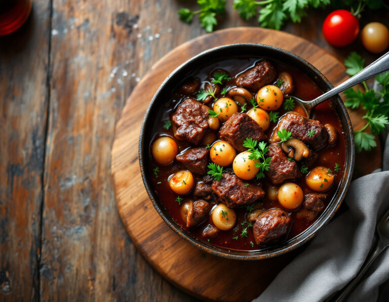 Boeuf Bourguignon – Estofado Francés de Borgoña