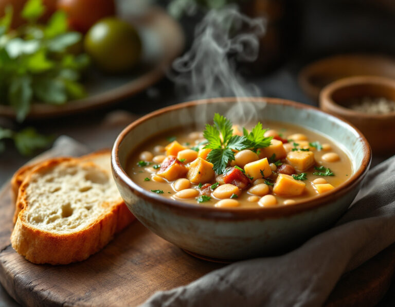 Sopa de Alubias – Cocina Casera Reconfortante en 50 Min (Vegana)