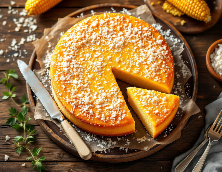 Receta de Bolo de Milho – Pastel Brasileño de Maíz