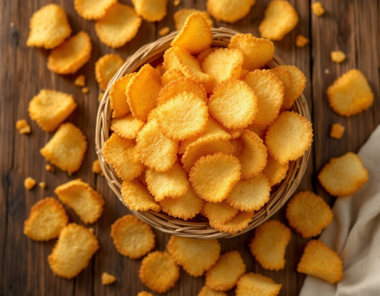 Chips de Tapioca Brasileños – Crujientes y Sin Gluten