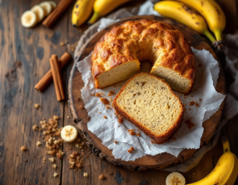 Receta de Pastel de Plátano Brasileño – Bolo de Banana