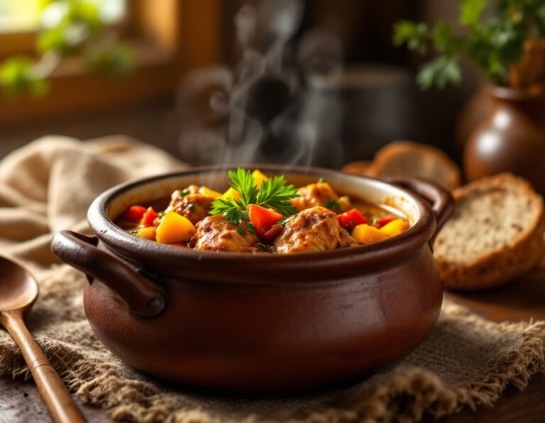 Receta de Guiso Brasileño de Muslos de Pollo