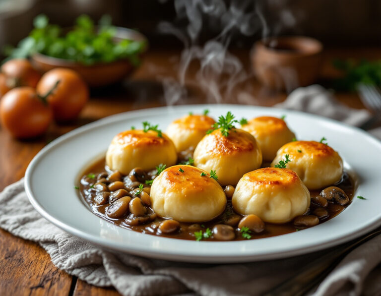 Receta Clásica de Knödel de Pretzel – Fácil y Auténtica