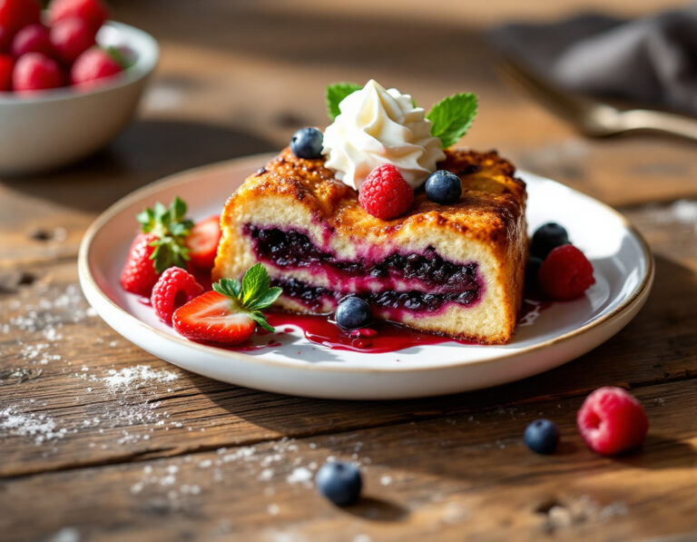Receta de Summer Pudding Británico – Pudín de Verano Clásico