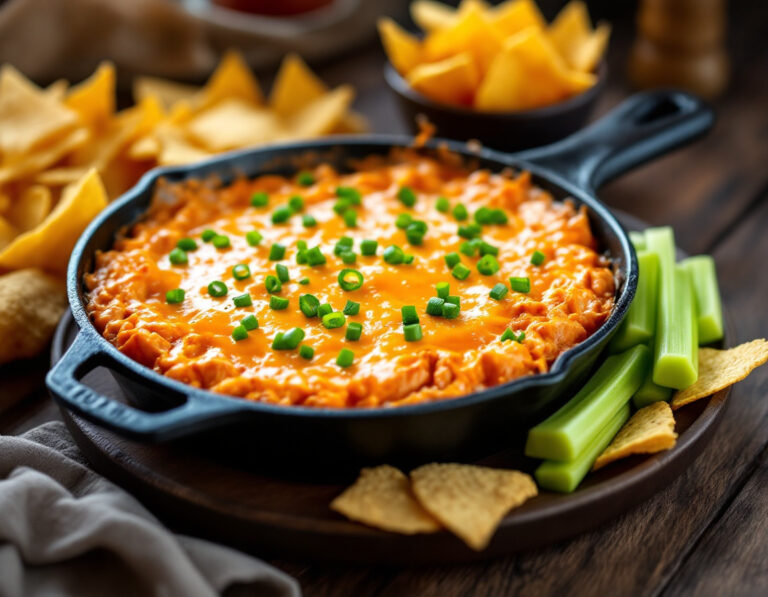 Buffalo Chicken Dip – Cremoso Dip para Fiestas