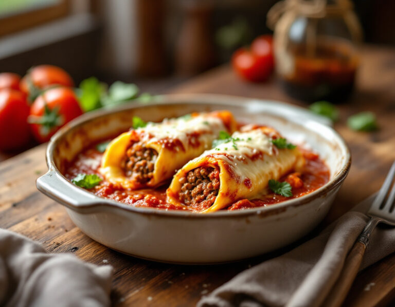 Cannelloni Rellenos – Receta Clásica Italiana