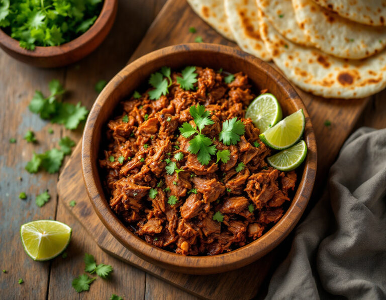 Carnitas Auténticas – Cerdo Deshebrado al Estilo Mexicano