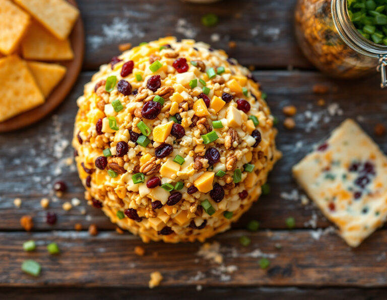 Cheese Ball – Bola de Queso Cremosa al Estilo Americano