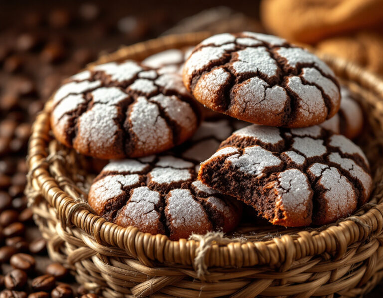 Receta de Chocolate Crinkles – Galletas de Chocolate Etíopes