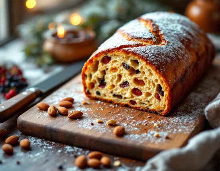 Christstollen Rezept - Traditioneller Dresdner Stollen