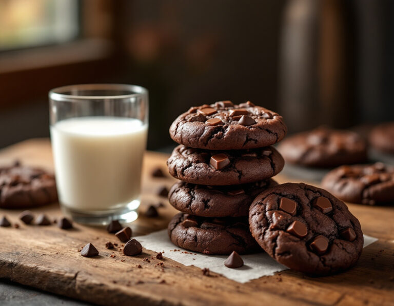 Chocoholic Cookies Recipe - Triple Chocolate