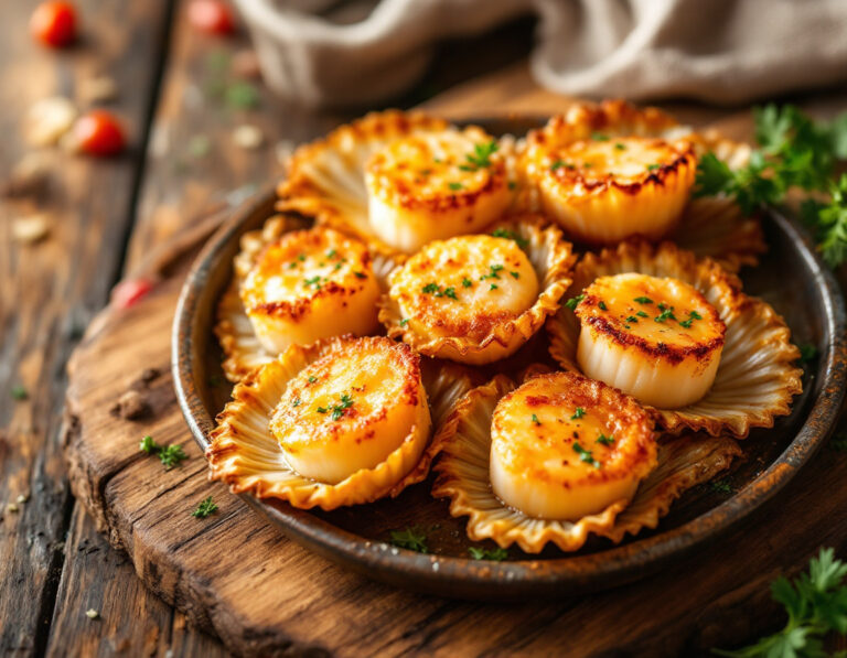 Receta de Coquilles Saint-Jacques – Vieiras a la Francesa