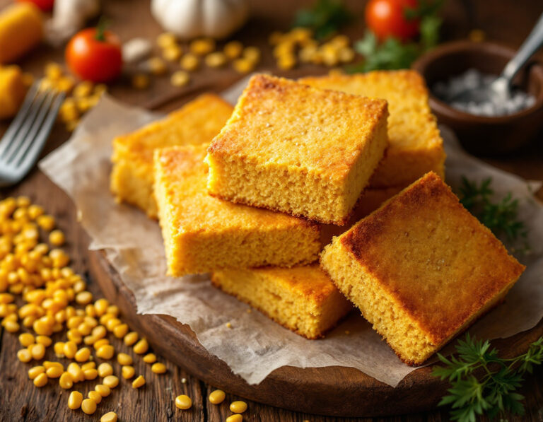 Receta Clásica de Cornbread – Pan de Maíz Americano