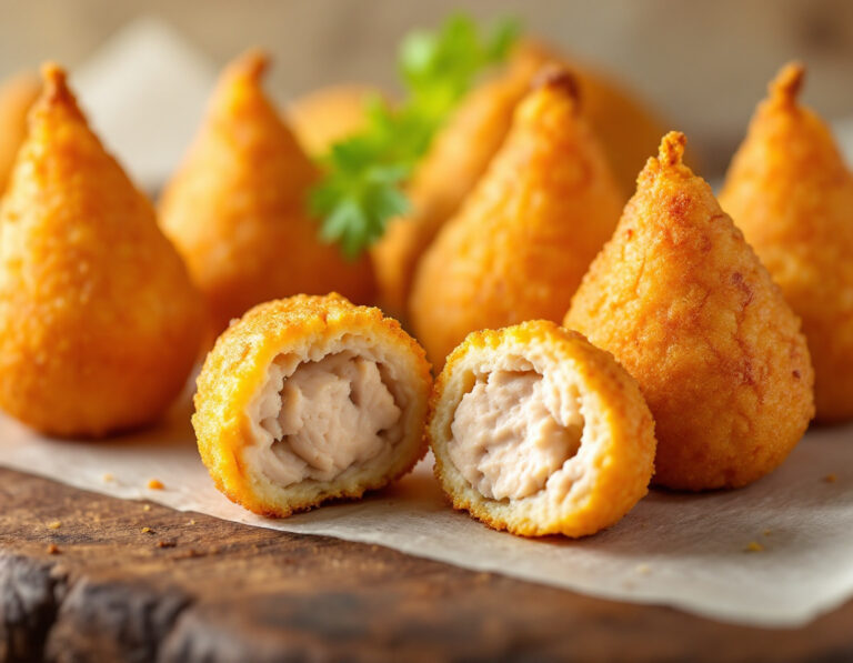 Receta de Coxinhas de Carne – Croquetas Brasileñas de Pollo