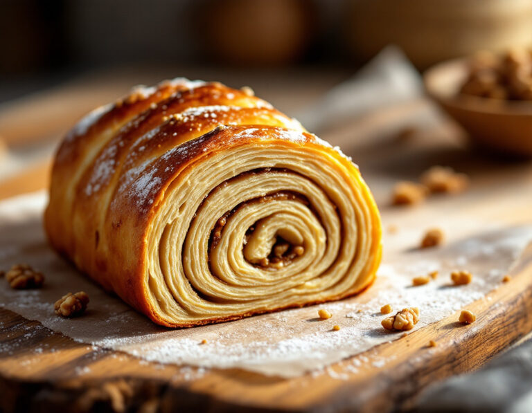 Receta de Cozonac – Trenza de brioche rumana con relleno de nueces