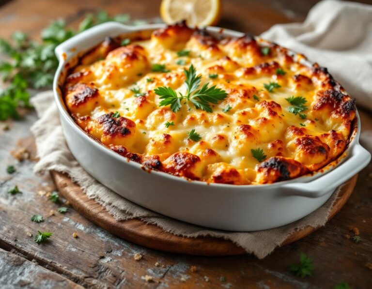 Creamy Cauliflower Gratin - Easy Cauliflower Recipe