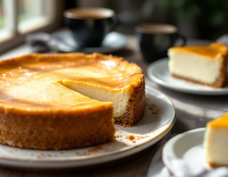 Creamy Cheesecake Recipe – Classic & Easy (Gluten-Free)