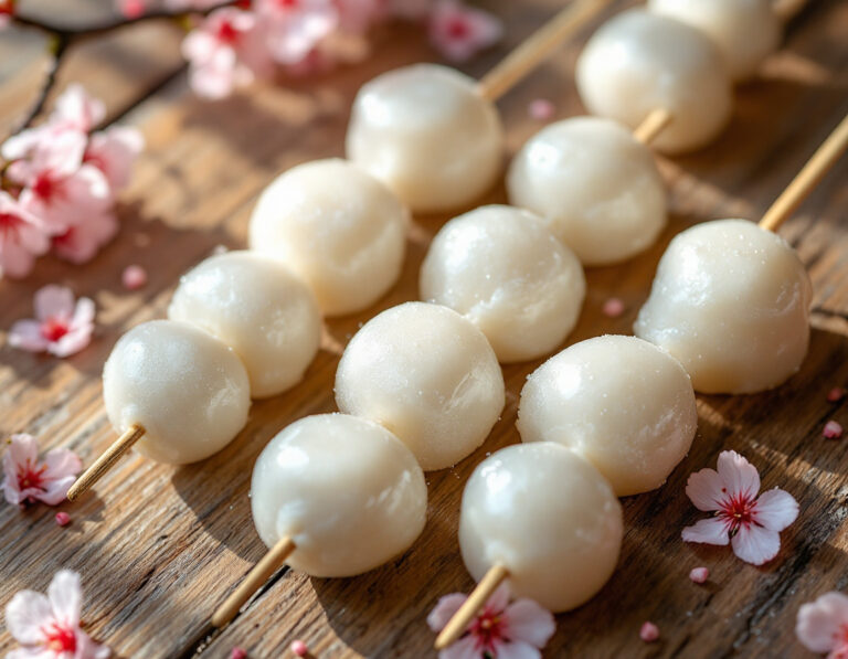 Receta Tradicional de Dango – Bolitas de Arroz Japonesas