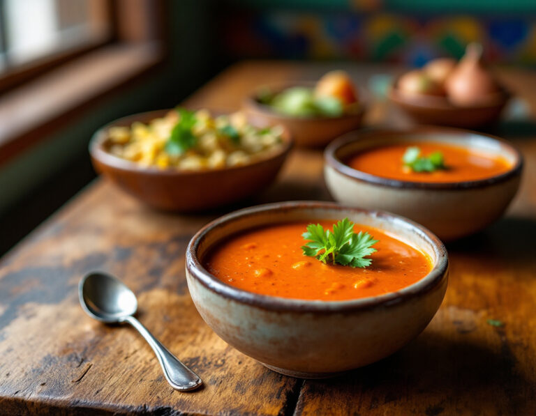 Sopa de Pimientos Morrones – Crema Tex-Mex de Pimientos