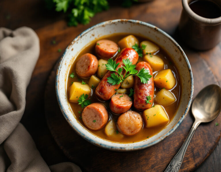 Receta de Dublin Coddle – Guiso Irlandés con Salchichas