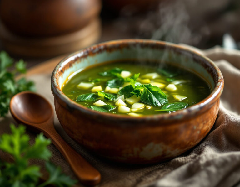 Receta de Sopa Ecuatoriana de Acelga – Adaptación Americana