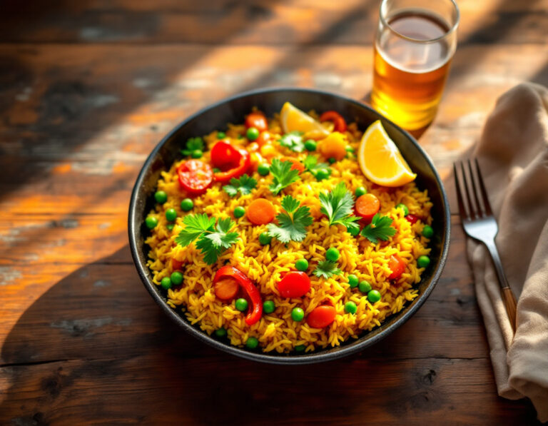 Receta Fácil de Paella – Auténtica Española en 50 Min