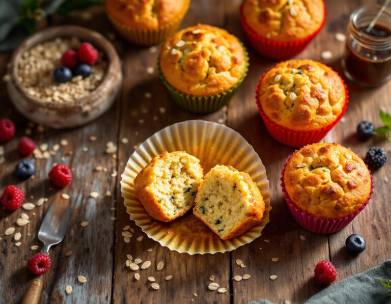 Receta Fácil de Muffins – Muffins Veganos Esponjosos (Receta Base)