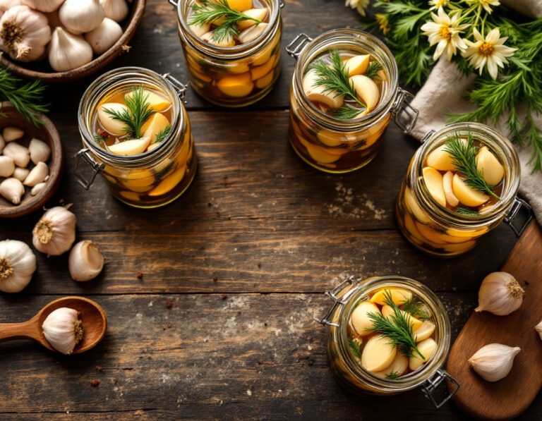 Receta de Ajos en Escabeche al Estilo Rumano